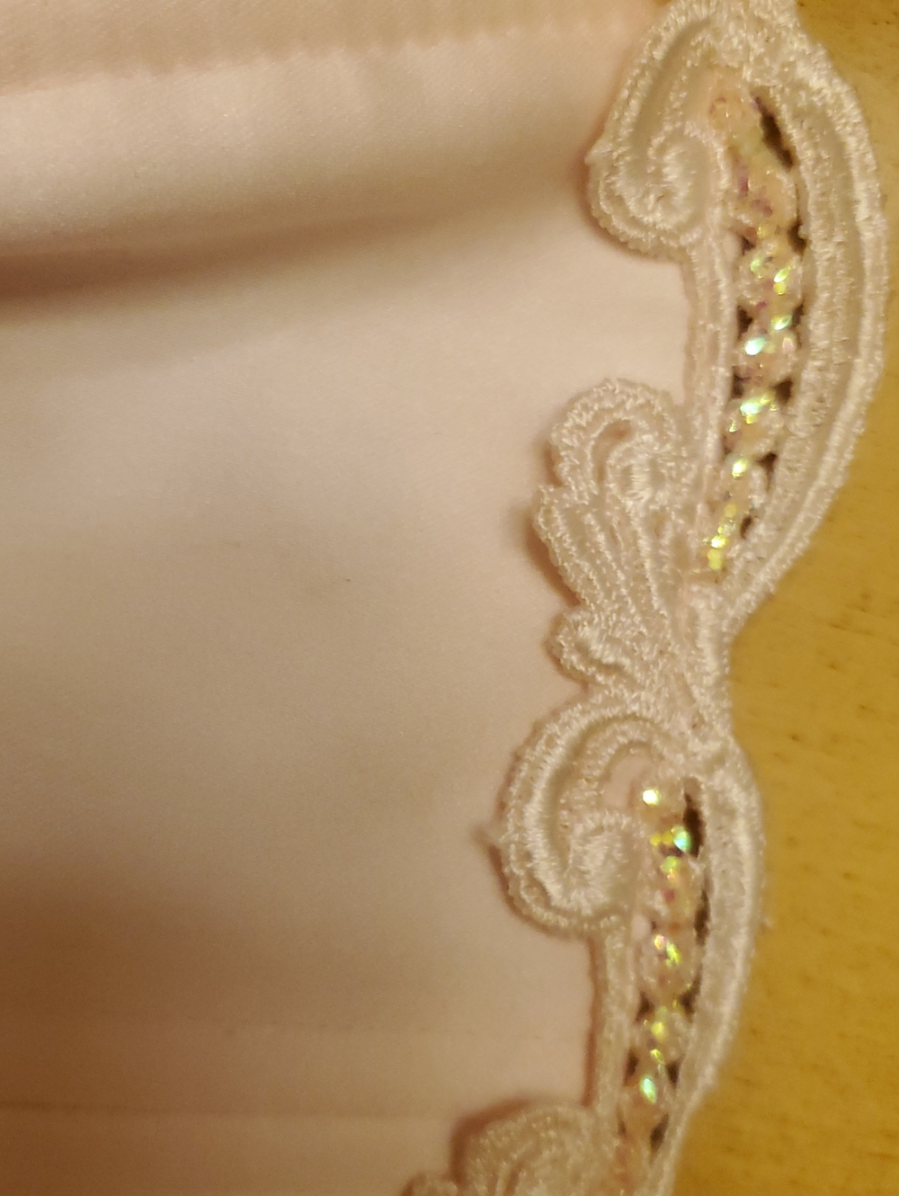 Silky 2 Peice Light Pink Skirt and Corset Set - Picture 5 of 6